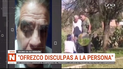 ofrezco disculpas a la persona