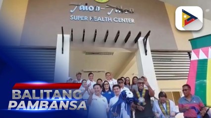 Dalawang bagong Super Health Centers sa Brgy. Talon-Talon at Manicahan, magseserbisyo sa mga residente ng Zamboanga City