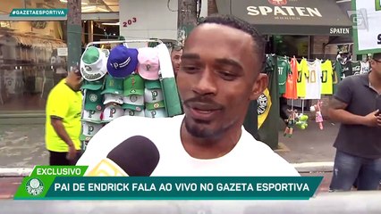 Em frente ao Allianz, pai fala sobre situação de Endrick no Real Madrid
