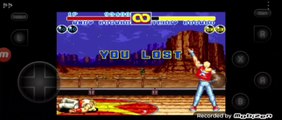 Fatal Fury 2 Andy Bogard vs Terry Bogard Andy Bogard é derrotado por Terry Bogard