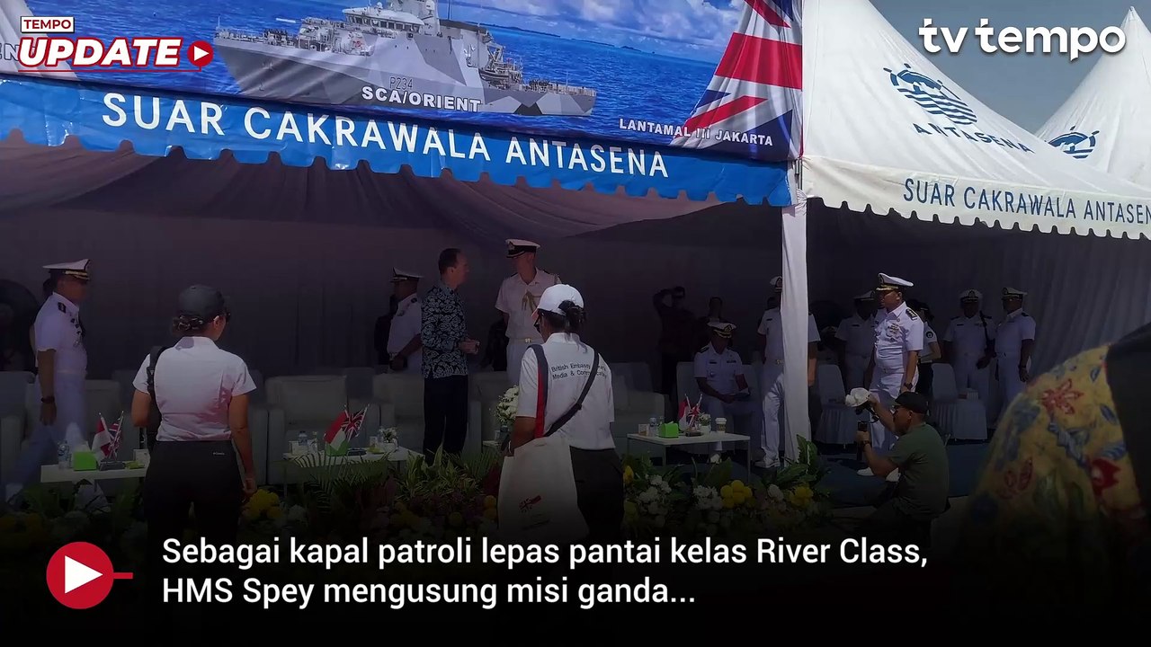 Perkuat Diplomatik, Kapal Angkatan Laut Inggris HMS Spey Tiba di Indonesia