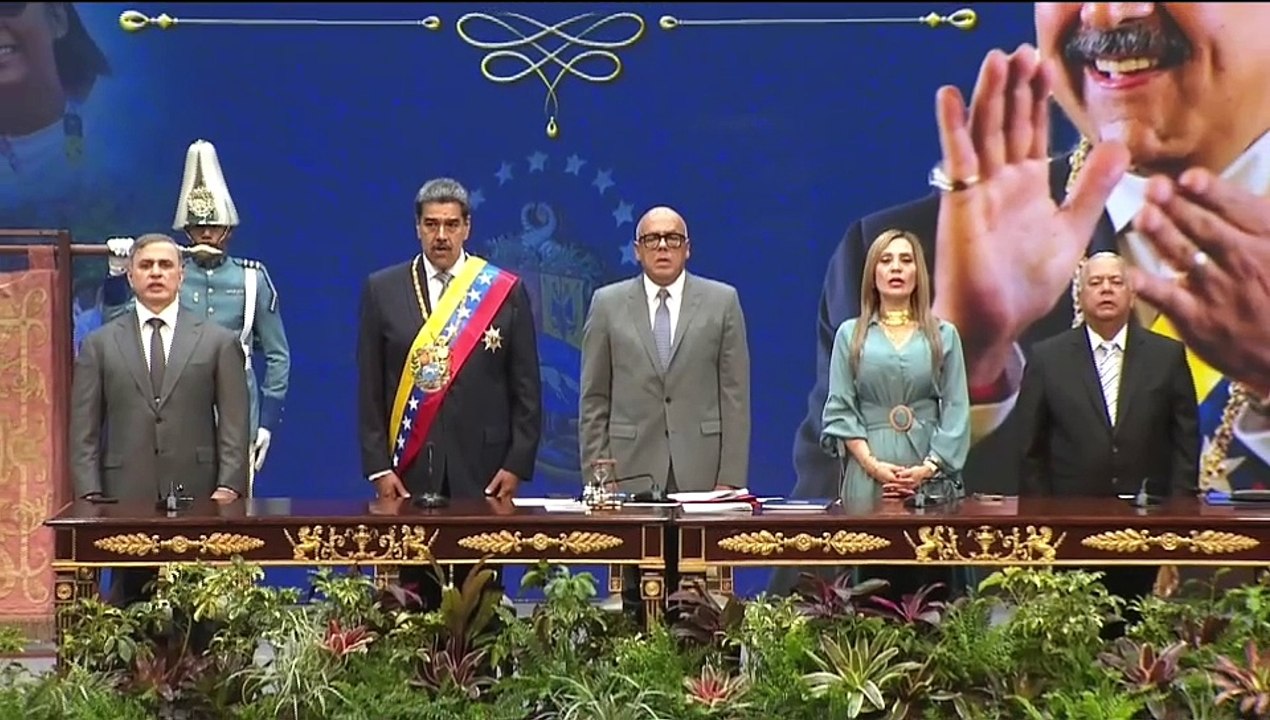 Presidente Nicolás Maduro presenta su mensaje anual al pueblo venezolano