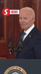 ‘Is that a joke?’ Biden asked if he or Trump gets credit for Gaza deal