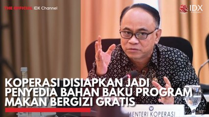 Koperasi Disiapkan Jadi Penyedia Bahan Baku Program Makan Bergizi Gratis