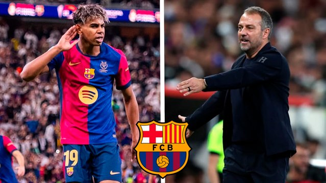 Barcelona: Hansi Flick se une a Gavi en los elogios a Lamine Yamal tras la goleada al Betis