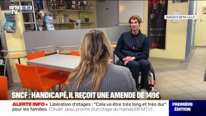 Alex Alletru, para-athlète, verbalisé dans un train pour s'être assis sur une place handicapée