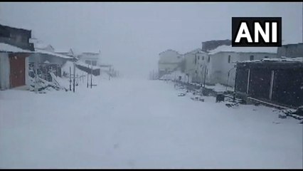 पहाड़ों में फिर बर्फबारी,मैदानों में बारिश से बढ़ी ठिठुरन