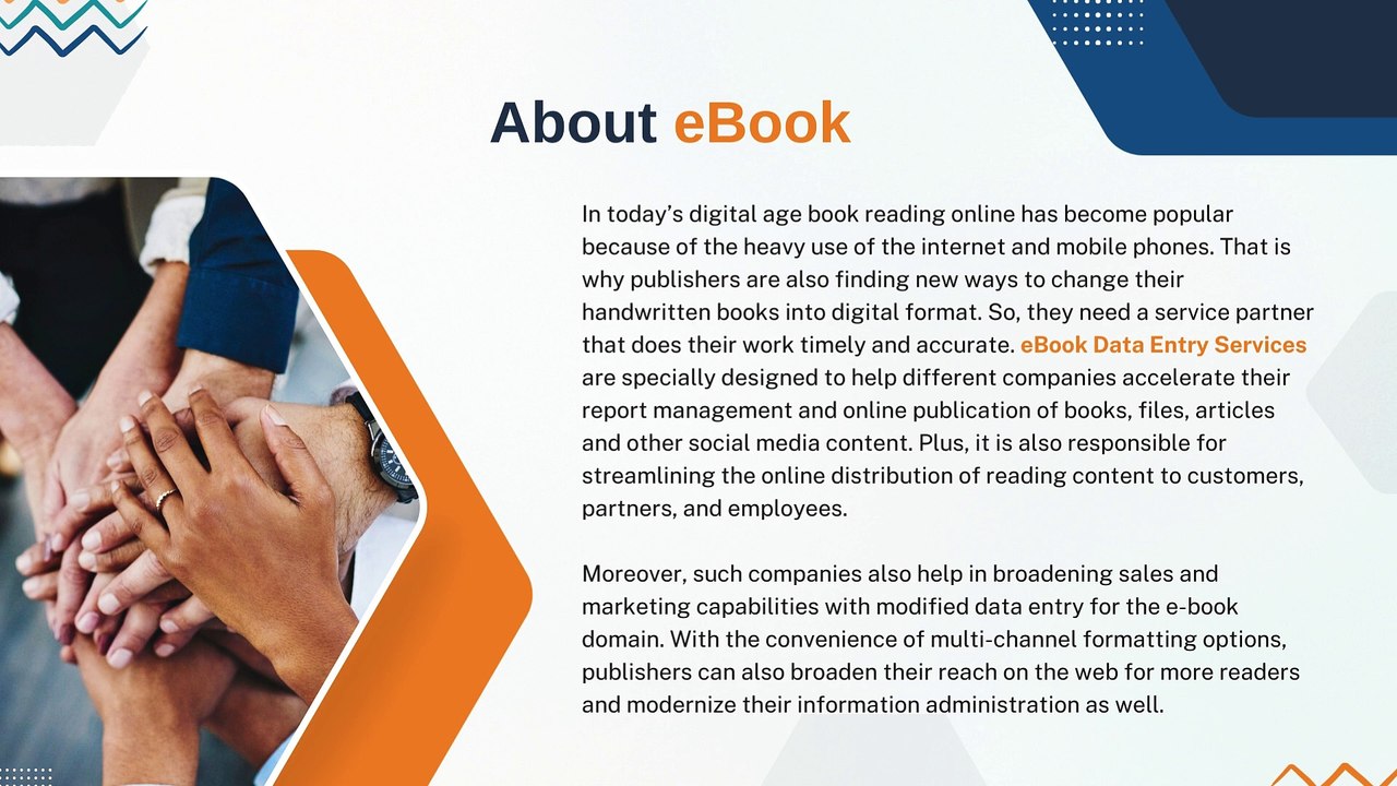 Detailed Information About eBook and Book Data Entry Services