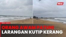 Dilarang kutip kerang, Pantai Sura kembali sepi
