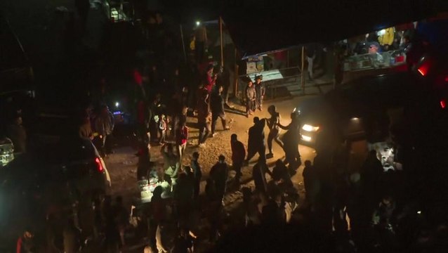 Palestinians take to streets of Gaza's Khan Younis to celebrate Hamas ceasefire