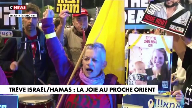 Trêve Israël / Hamas : La joie au Proche-Orient cette nuit malgré les doutes et l'inquiétude en Israël