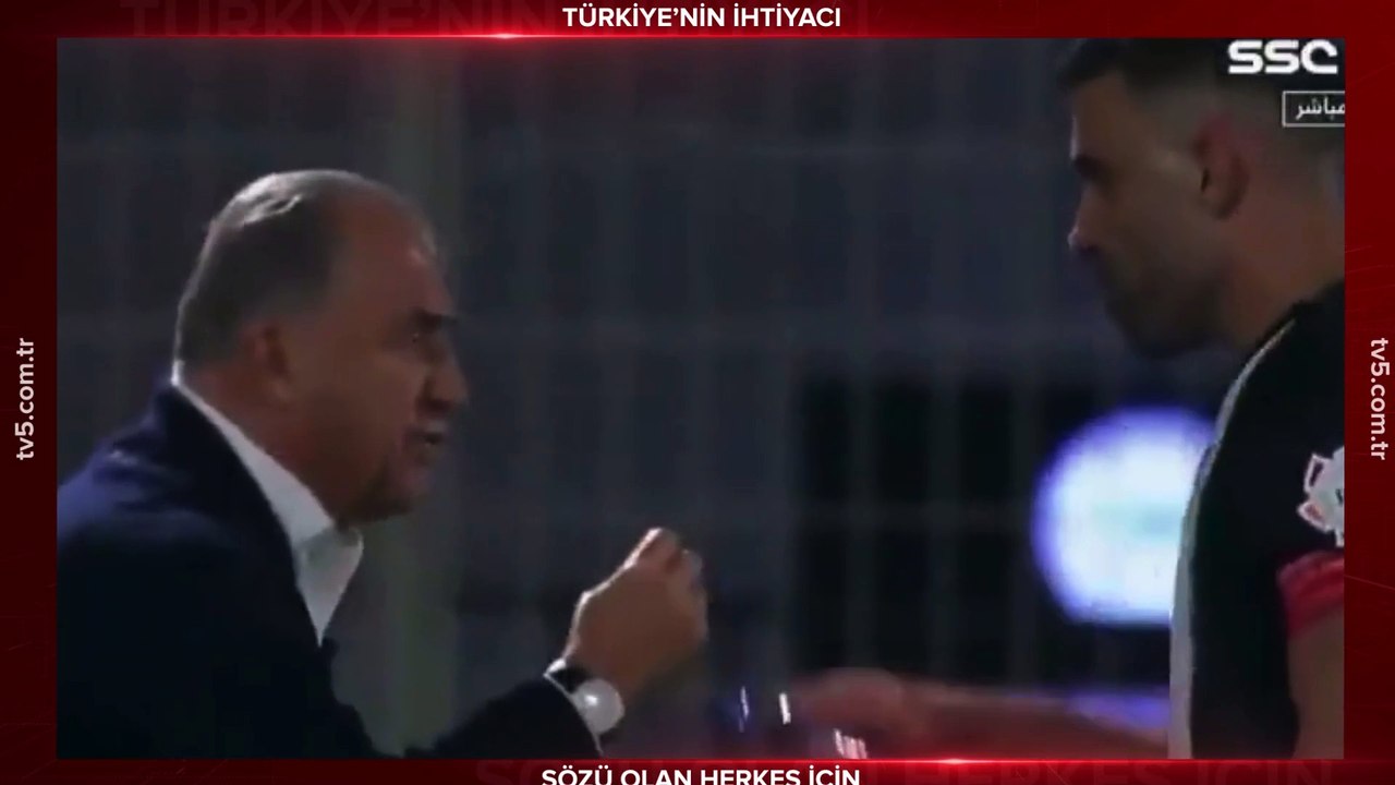 Fatih Terim son dakika golüyle çıldırdı: Taktik anlatırken futbolcusu yüzüne su fırlattı