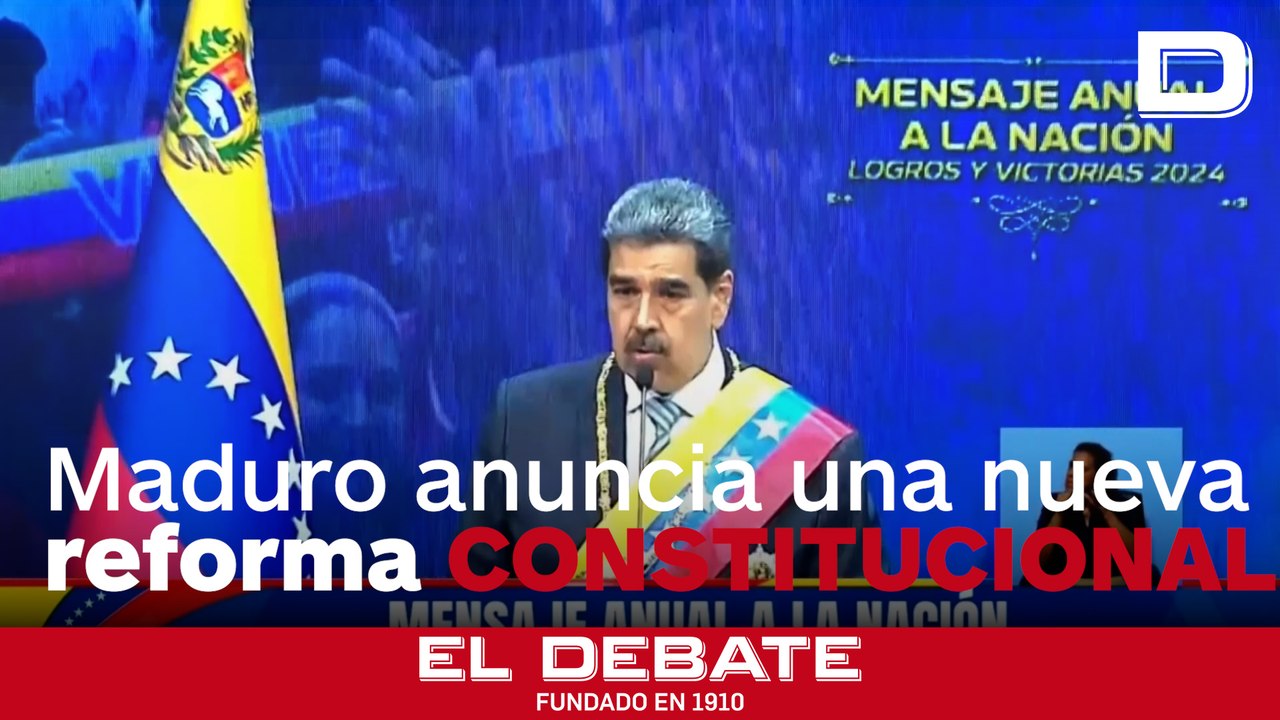 Maduro anuncia una reforma constitucional para «ampliar la democracia y definir con claridad la sociedad»