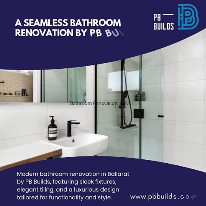 Bathroom Renovation Ballarat - Stunning Transformations by PB Builds