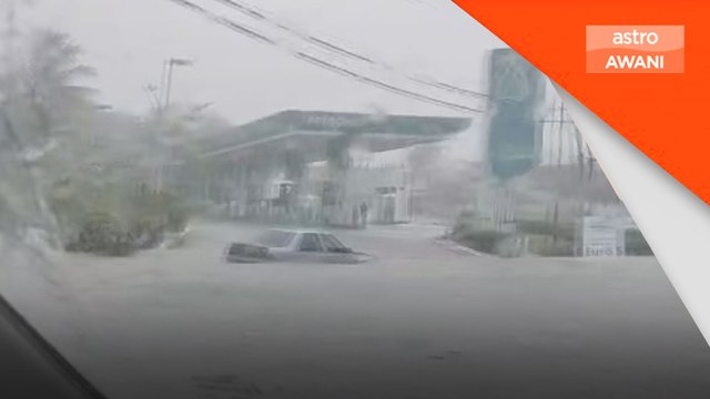 Hujan lebat berterusan, bandar Sandakan terjejas