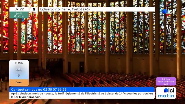 16/01/2025 - ici matin par ici Normandie (Seine-Maritime - Eure) en vidéo