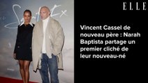 Vincent Cassel de nouveau père : Narah Baptista partage un premier cliché de leur nouveau-né