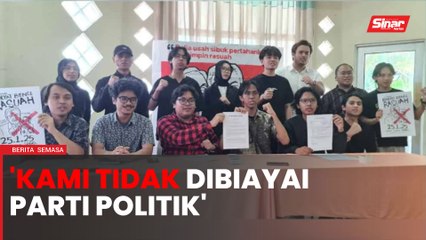 Himpunan Rakyat Benci Rasuah tidak dibiayai parti politik