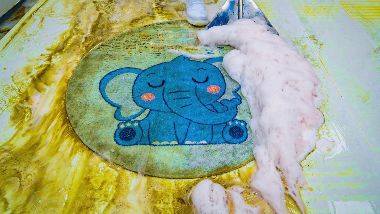 Frozen Solid Rug Can It Be Restored Carpet Cleaning Satisfying ASMR Cleaning