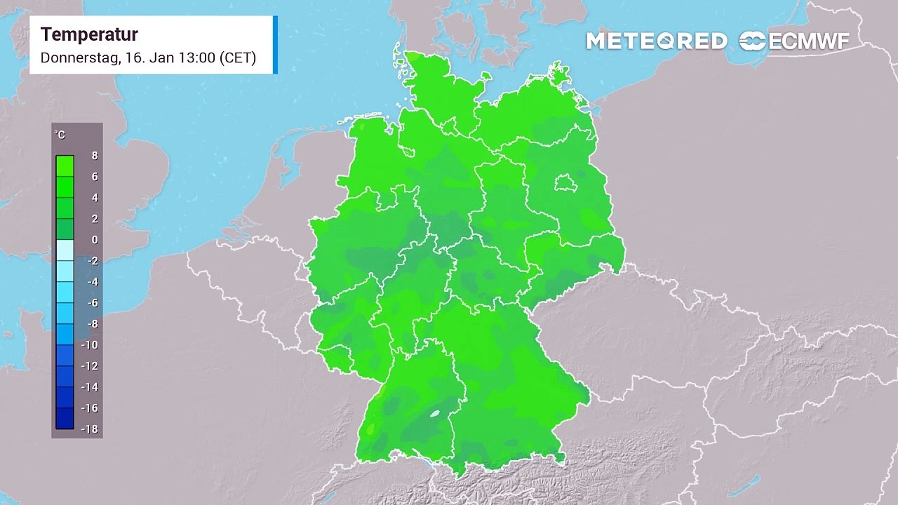 Die Luft-Temperaturen liegen vielerorts leicht über und unter dem Gefrierpunkt in den nächsten Tagen. In Verbindung mit Nebelnässe bedeutet das erhöhte Gefahr von Glätte!