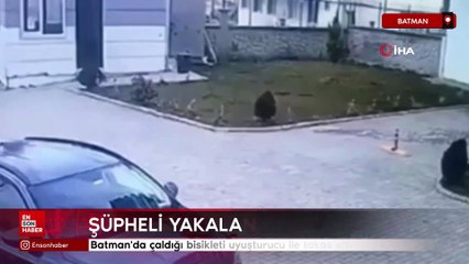Batman'da çaldığı bisikleti uyuşturucu ile takas etti
