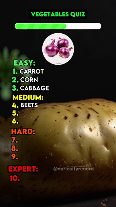 Can You Guess These 10 Vegetables Quiz By Their Image?