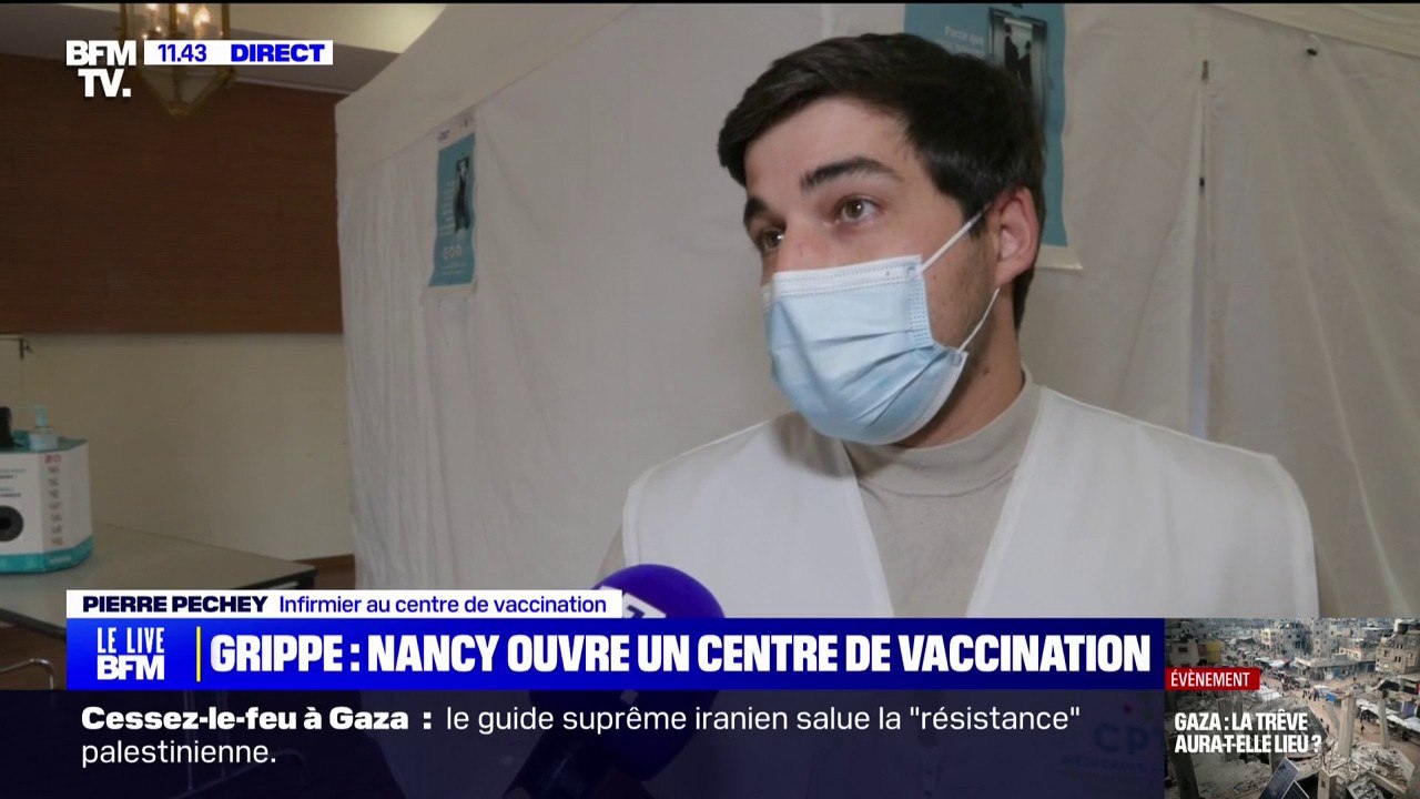 "C'est le moment de se faire vacciner": Nancy ouvre un centre de vaccination contre la grippe pour prévenir une saturation de l'hôpital