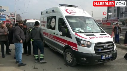 Beton Mikserinin Çarptığı Kadın Yaralandı