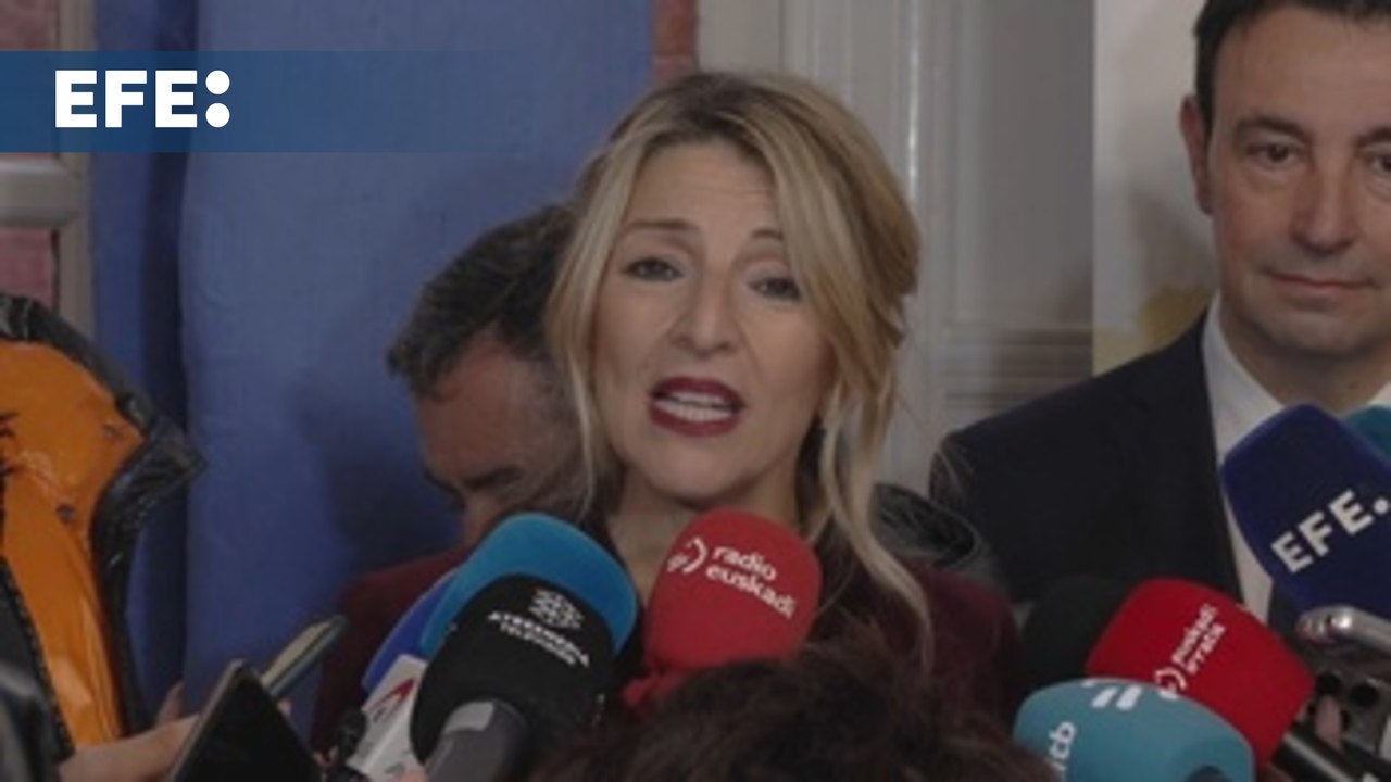 Yolanda Díaz asegura que la jornada laboral se tramitará "con carácter inmediato"