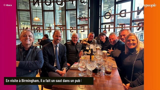 Le prince William aperçu dans un lieu où on ne l'attendait pas et où la bière coule à flots
