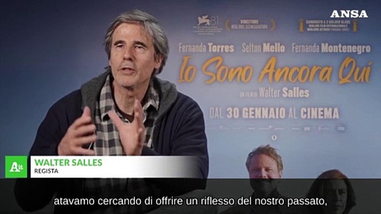 Cinema, il regista brasiliano Walter Salles presenta il suo "Io sono ancora qui"