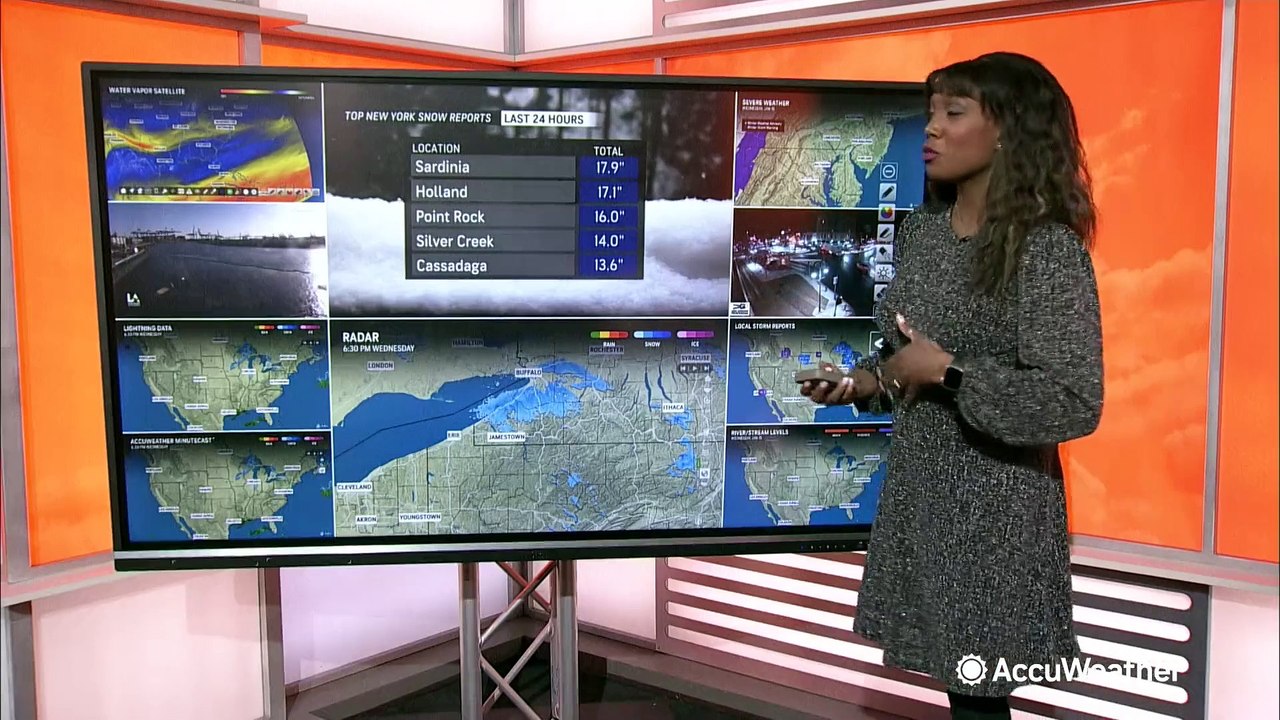 Lake-effect snow heading out just before arctic blast and more rounds of winter weather