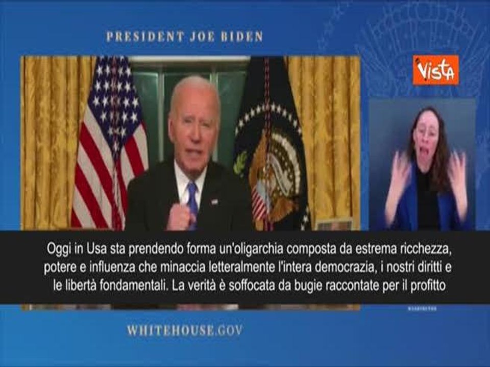 L'addio di Biden: "Pericolosa oligarchia in arrivo negli Usa"