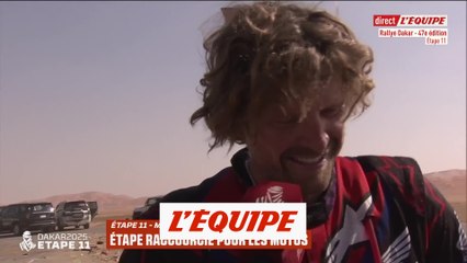Van Beveren : « J'ai tapé très fort ! » - Dakar - Motos