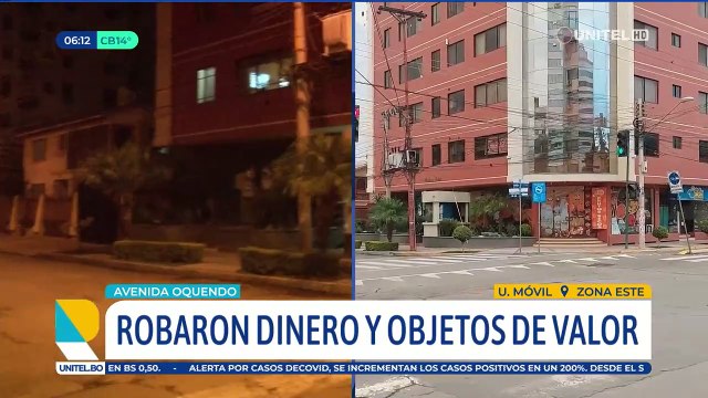 Dos hombres armados ingresaron a robar a un departamento de un edificio en Cochabamba
