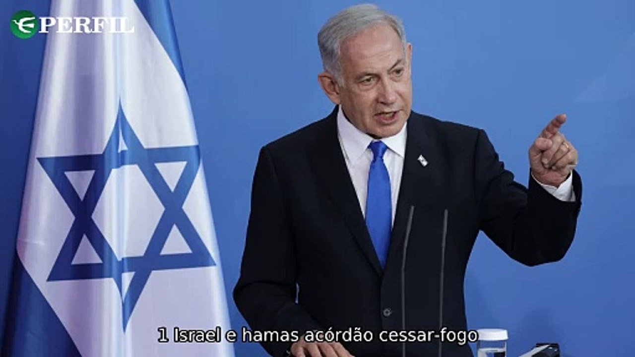 "Netanyahu acusa Hamas, lagos antigos em Marte e recorde de dinossauros no Museu"