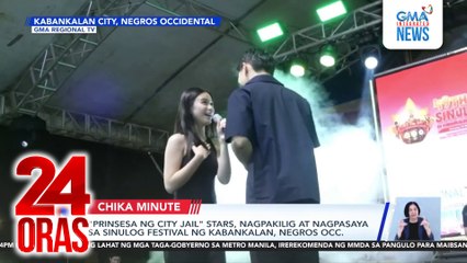 "Prinsesa ng City Jail" stars, nagpakilig at nagpasaya sa Sinulog Festival ng Kabankalan, Negros Occ. | 24 Oras