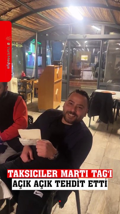 Taksiciler, Oğuz Alper Öktem’i tehdit etti. #sondakika #martı #taksi #ibb