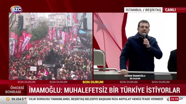 İmamoğlu: Bir avuç yargı mensubu milletin iradesini gasp etmeye çalışıyor