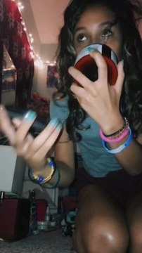 Girl Spills Makeup Cream