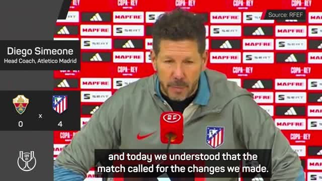 Simeone reflects on Atletico's 15th straight victory