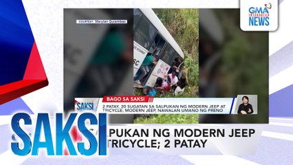 SAKSI RECAP: Salpukan ng modern jeep at tricycle; 2 patay (Originally aired on January 14, 2024)