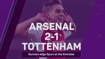 Gunners edge Spurs to close gap at Premier League summit - Data Review