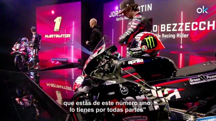 Así desveló Jorge Martín el número que llevará en su nueva Aprilia
