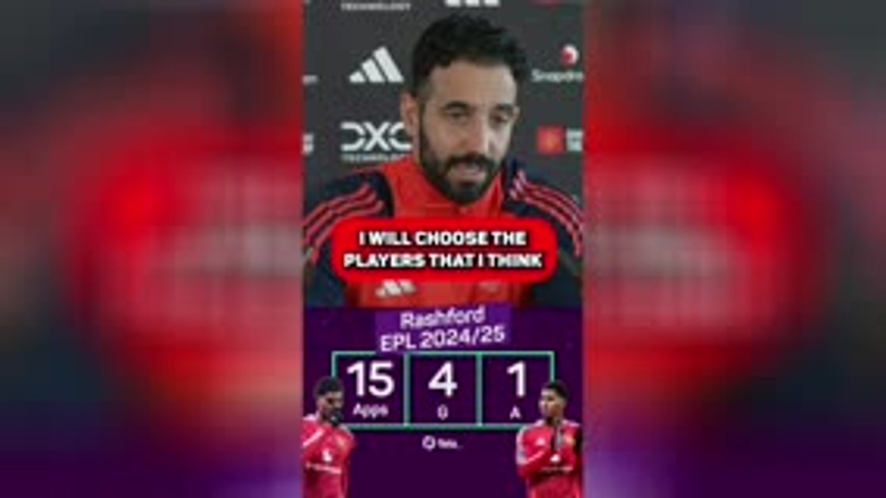 Amorim responds to Rashford transfer links