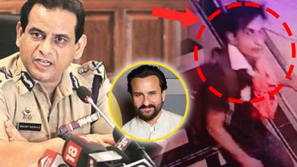 Saif Ali Khan Latest News: Kareena House Robber Face Reveals Inside Building Staircase CCTV Leak
