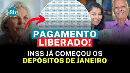 PAGAMENTO DO INSS JANEIRO LIBERADO: VEJA COMO CONSULTAR E QUANDO O DINHEIRO ESTARÁ NA CONTA!