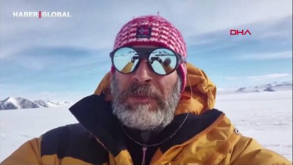 51 günde gelen tarihi başarı: Türk sporcu, kızak çekerek  Güney Kutbu'na ulaştı