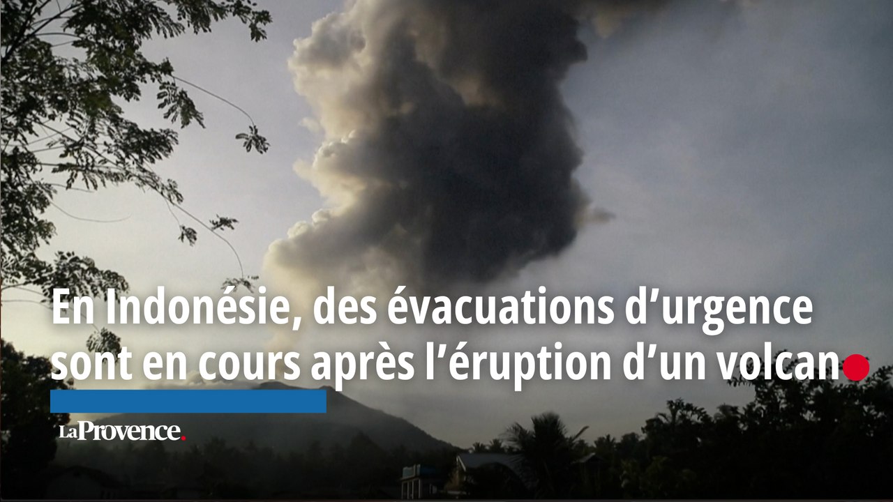 En Indonésie, des évacuations d’urgence sont en cours après l’éruption d’un volcan