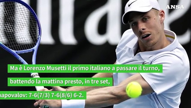 Australian Open, bene Sinner e Paolini. Stop per Berrettini